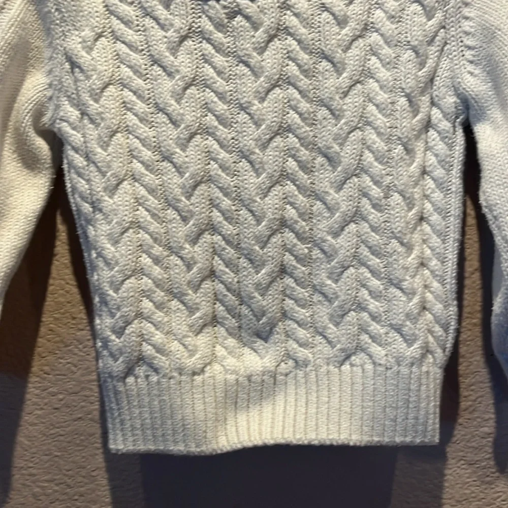 Gymboree Boy’s Fisherman’s Sweater Off White Size 18-24 months